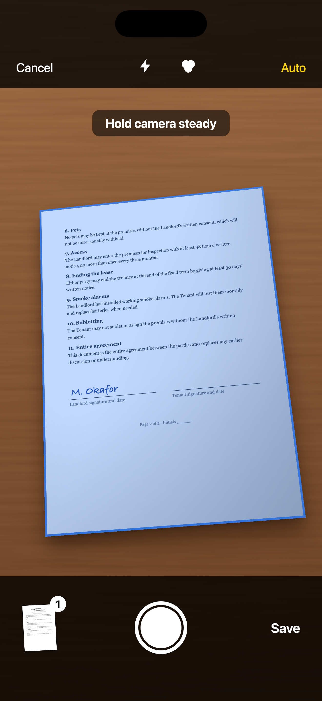 Document Scanner Screenshot